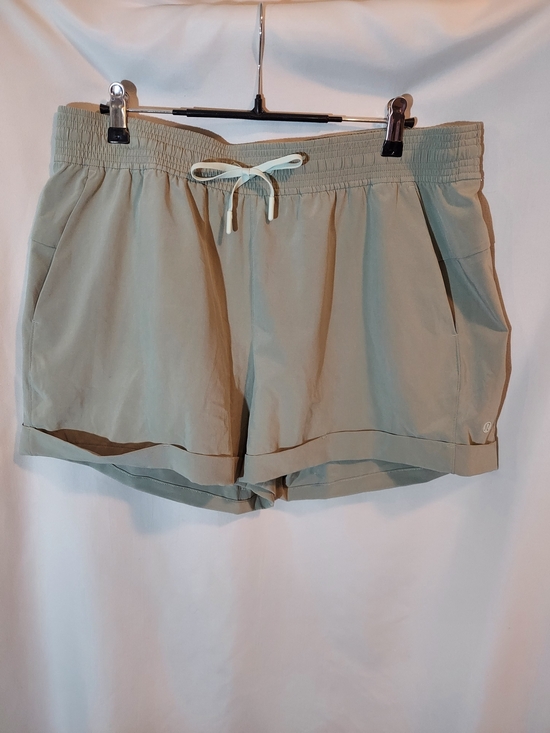 lululemon athletica Pants - Lululemon Spring Break Away Shorts *4-Way Stretch 3" - Sea Moss / Juniper - 12